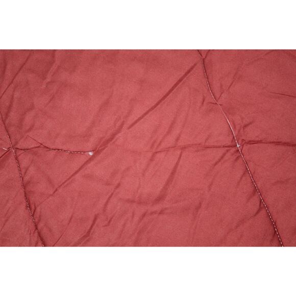 VTG 80s JCPenney Brown Floral Lace Comforter Dust Ruffle Shams 4 PC Set Queen - Picture 5 of 14